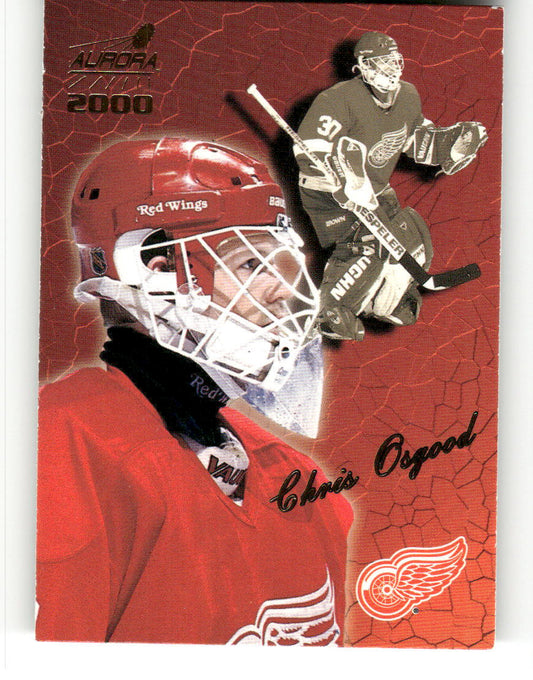 1999-00 Pacific Aurora #53 Chris Osgood Detroit Red Wings EX CS26017130
