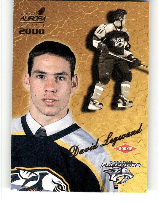 1999-00 Pacific Aurora #80 David Legwand Nashville Predators EX CS26017131