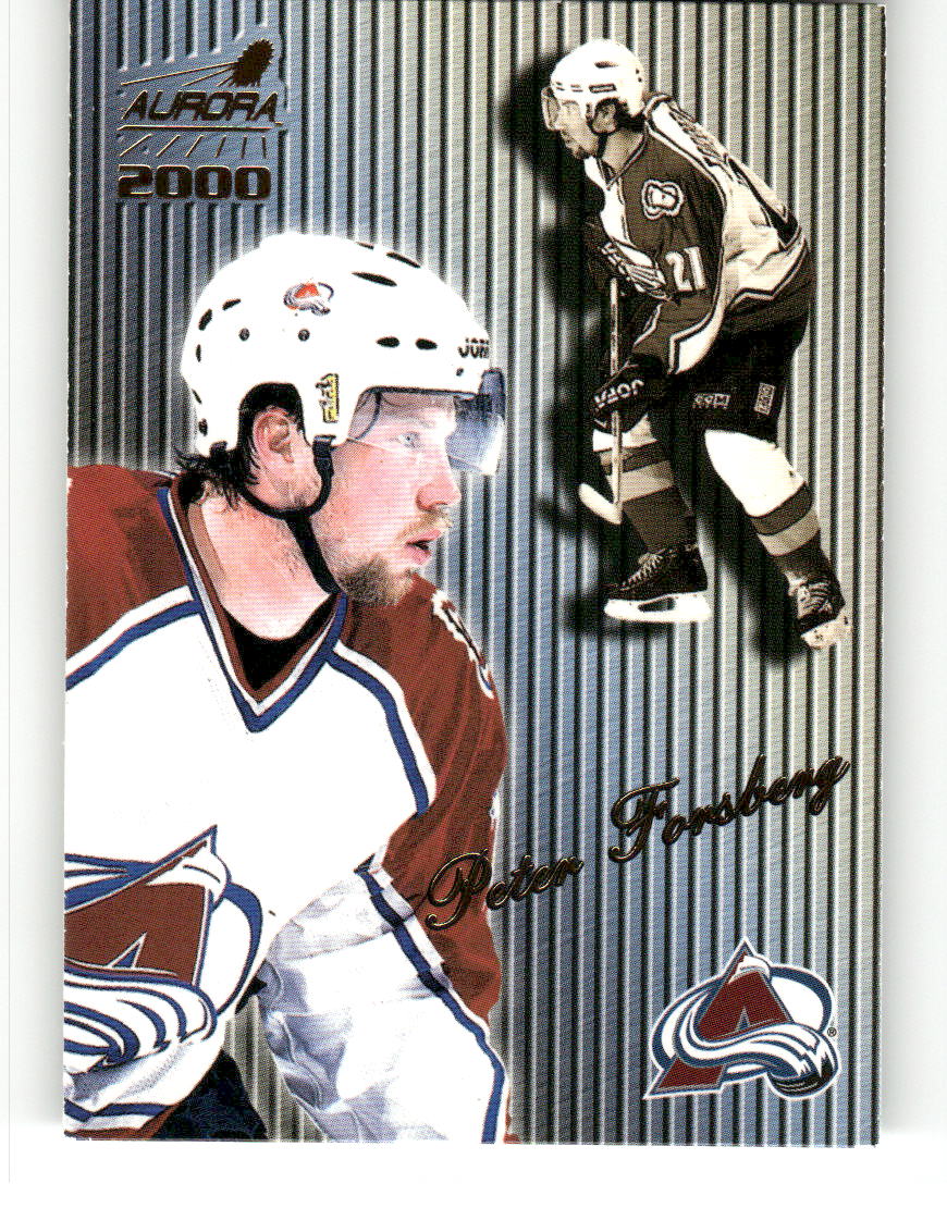 1999-00 Pacific Aurora #38 Peter Forsberg Colorado Avalanche EX CS26017136