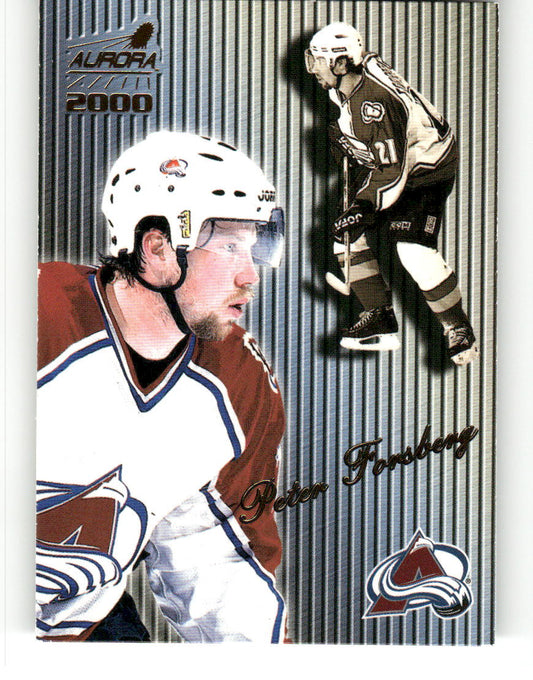 1999-00 Pacific Aurora #38 Peter Forsberg Colorado Avalanche EX CS26017136