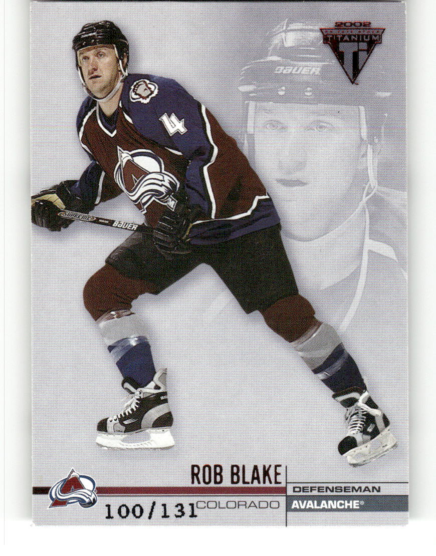 2001-02 Pacific Private Stock Titanium #34 Rob Blake EX CS26017142