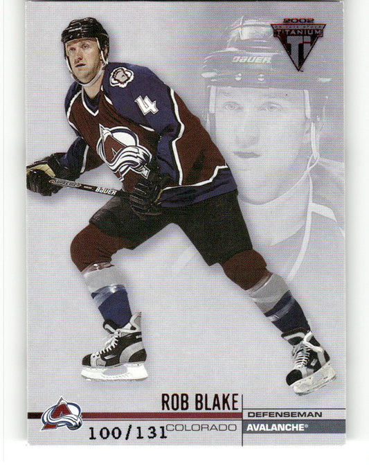 2001-02 Pacific Private Stock Titanium #34 Rob Blake EX CS26017142