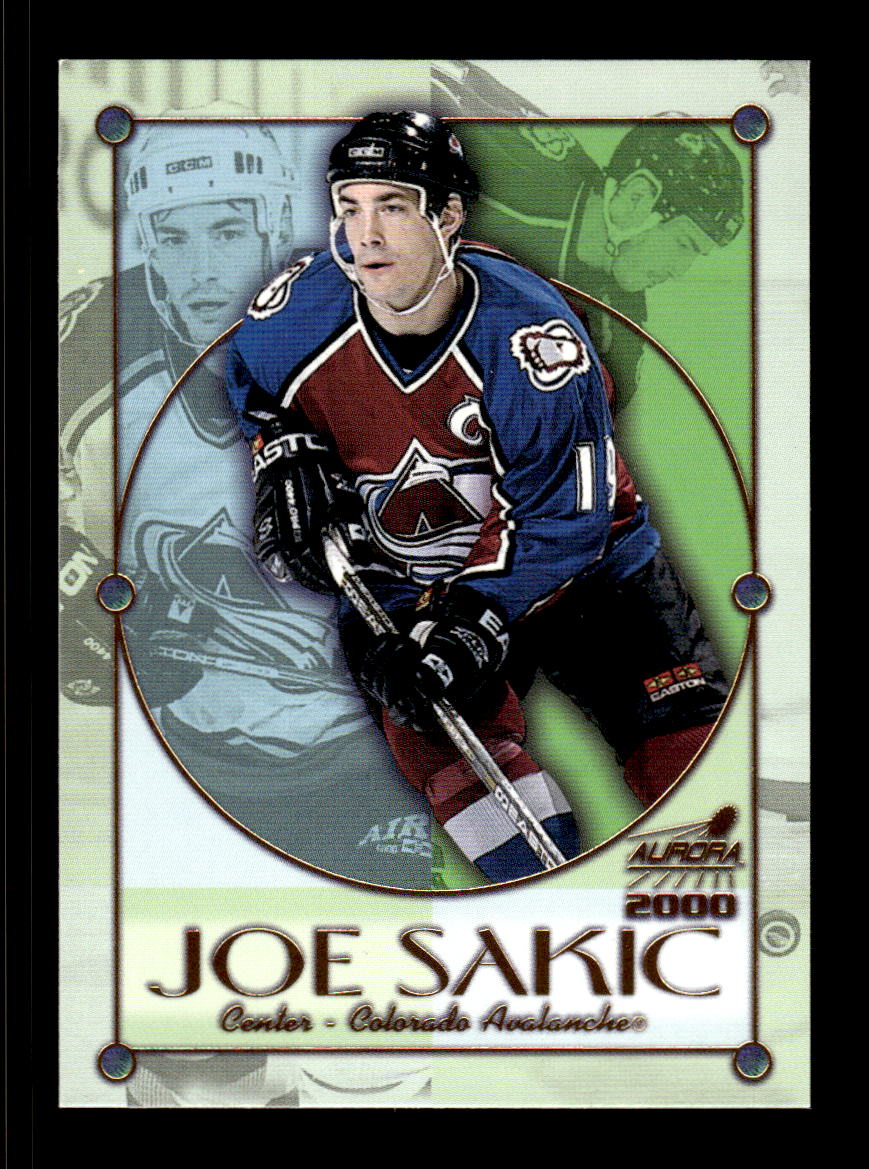 1999-00 Pacific Aurora #9 Joe Sakic Colorado Avalanche EX CS26017158