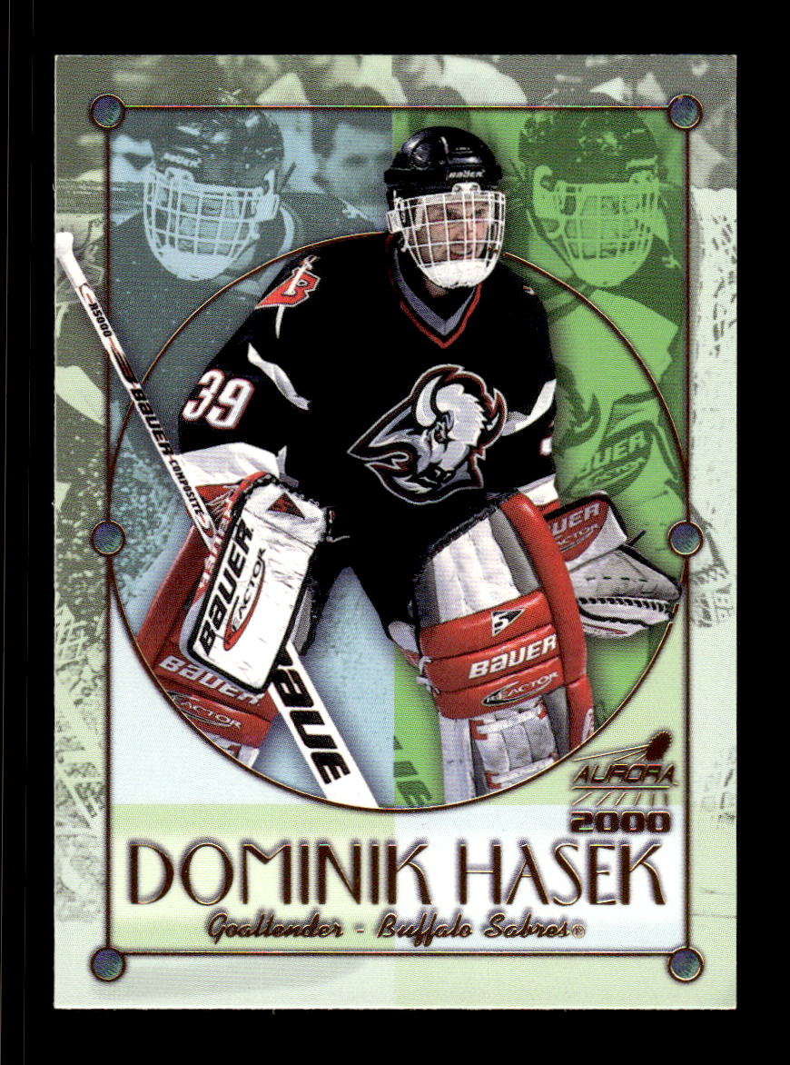 1999-00 Pacific Aurora #4 Dominik Hasek Buffalo Sabres EX CS26017159