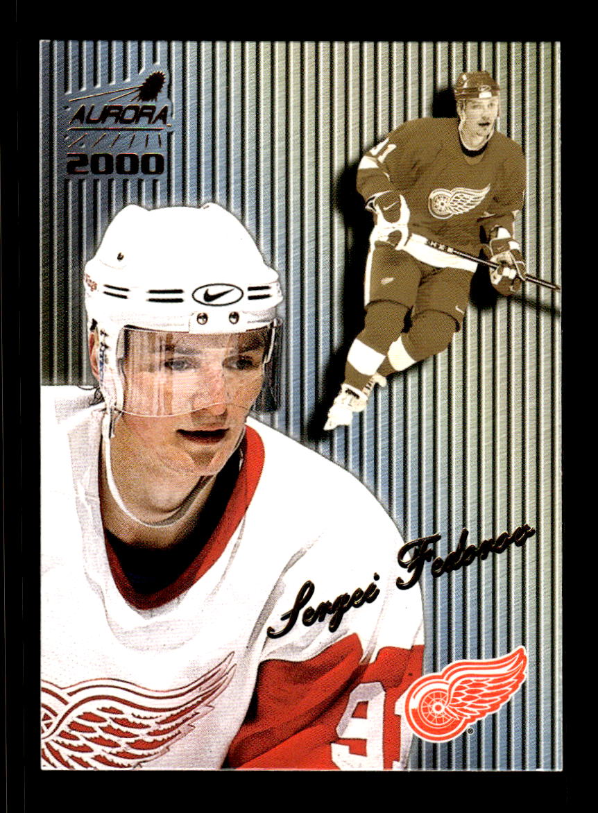 1999-00 Pacific Aurora #50 Sergei Fedorov Detroit Red Wings EX CS26017163