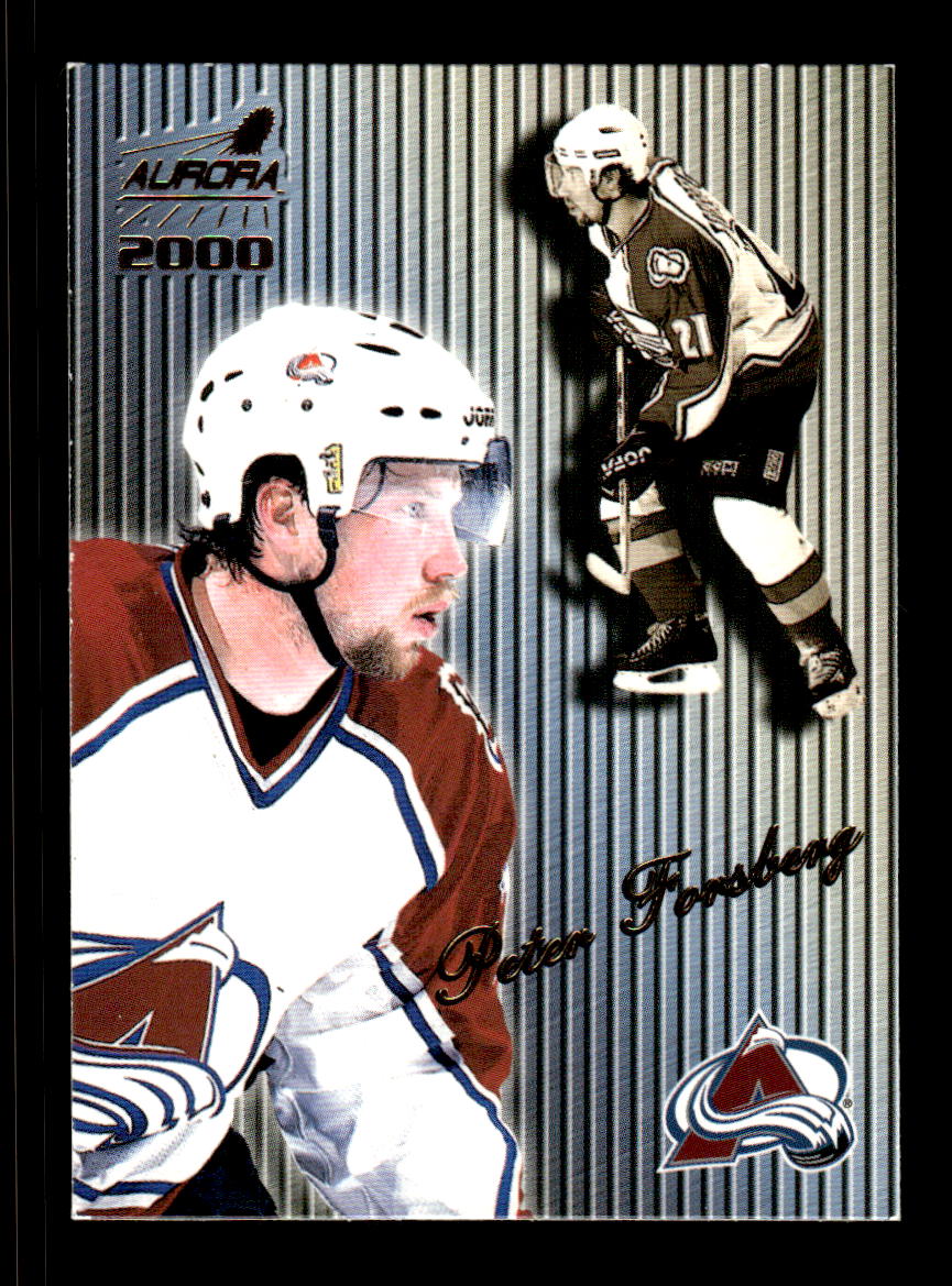 1999-00 Pacific Aurora #38 Peter Forsberg Colorado Avalanche EX CS26017173
