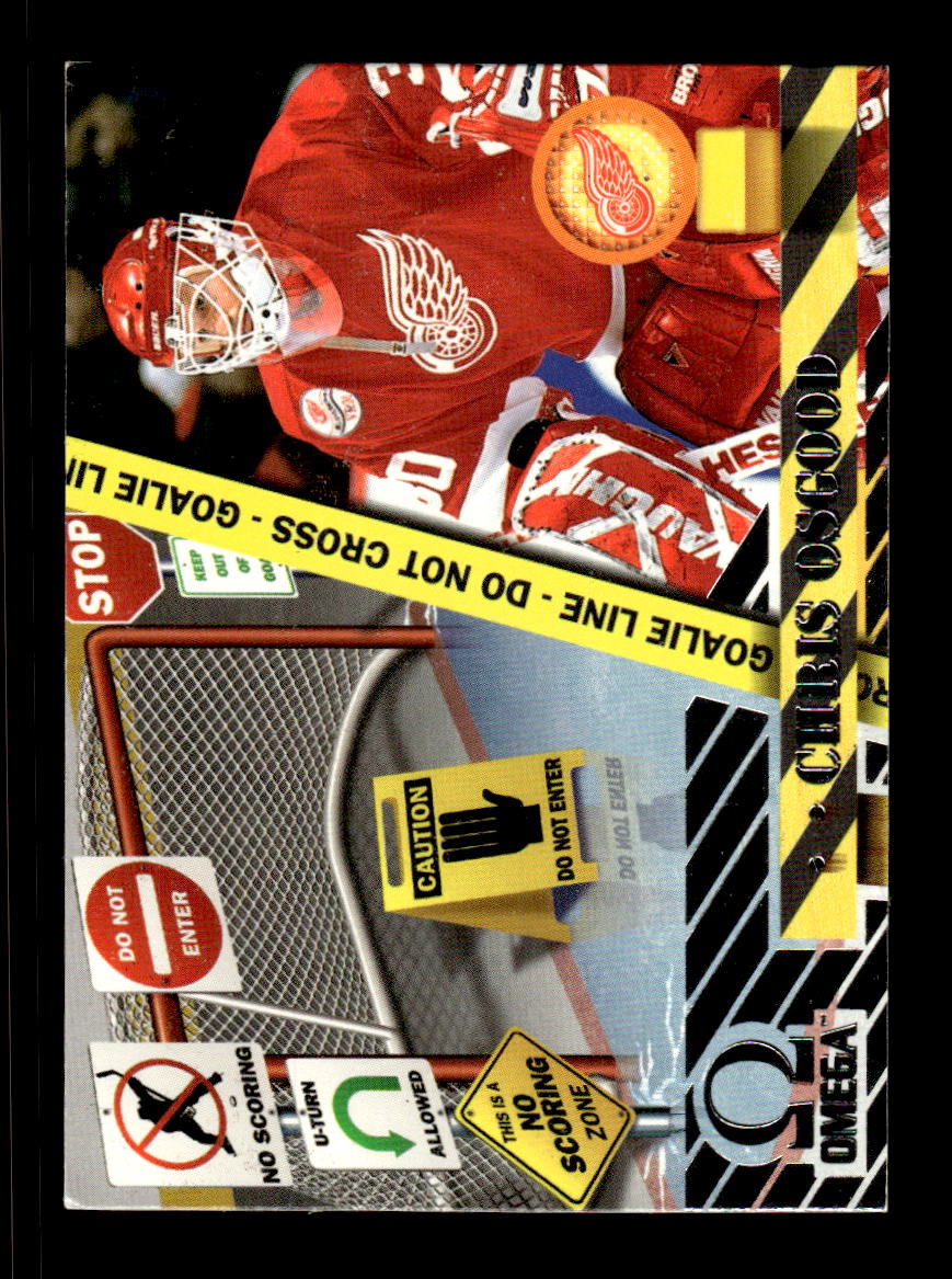 1997-98 Pacific Omega #4 Chris Osgood Detroit Red Wings EX CS26017179