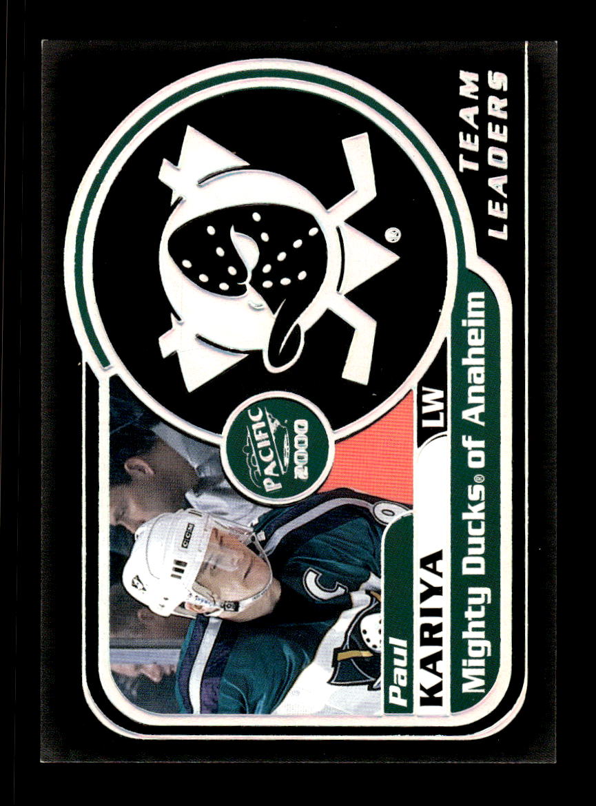 1999-00 Pacific #1 Paul Kariya Anaheim Mighty Ducks EX CS26017186