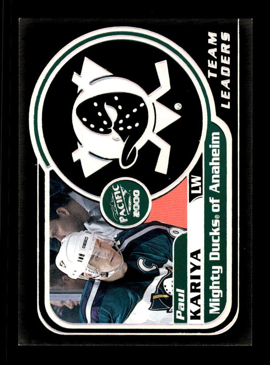 1999-00 Pacific #1 Paul Kariya Anaheim Mighty Ducks EX CS26017186