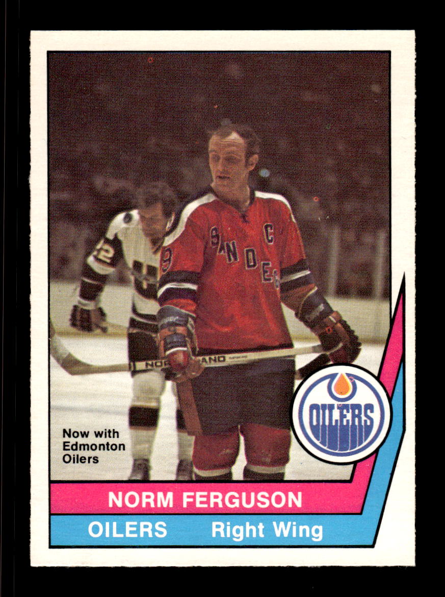 1977-78 O-Pee-Chee WHA #52 Norm Ferguson Edmonton Oilers EX CS26017193