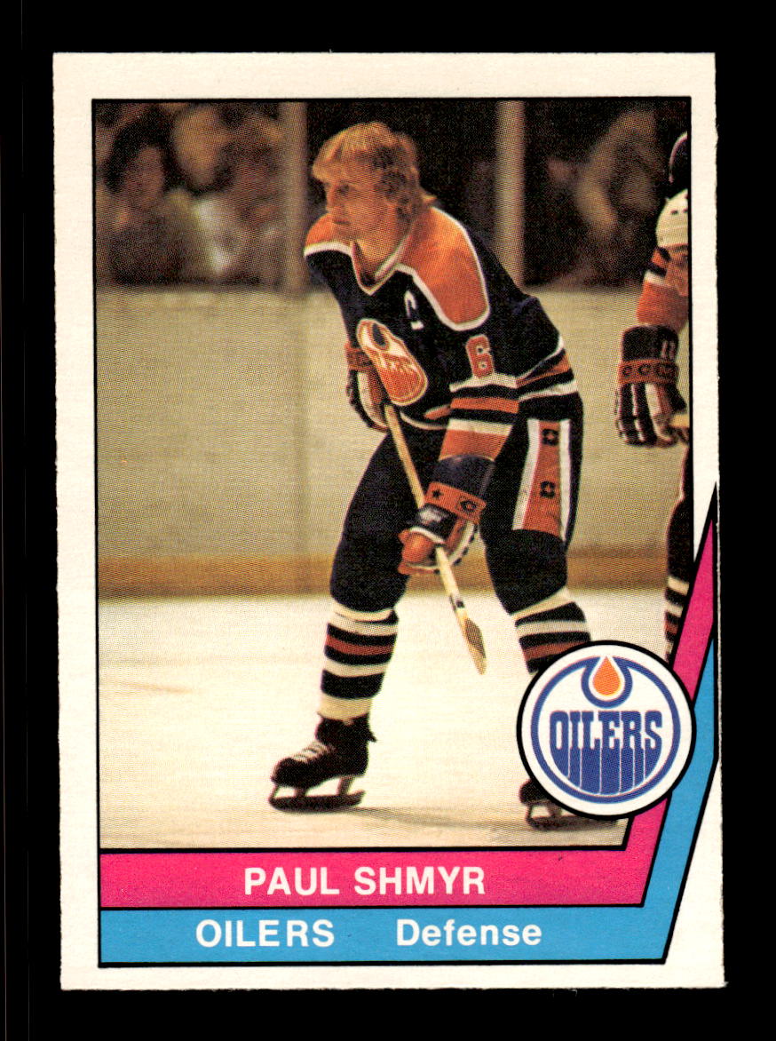 1977-78 O-Pee-Chee WHA #59 Paul Shmyr Edmonton Oilers EX CS26017194