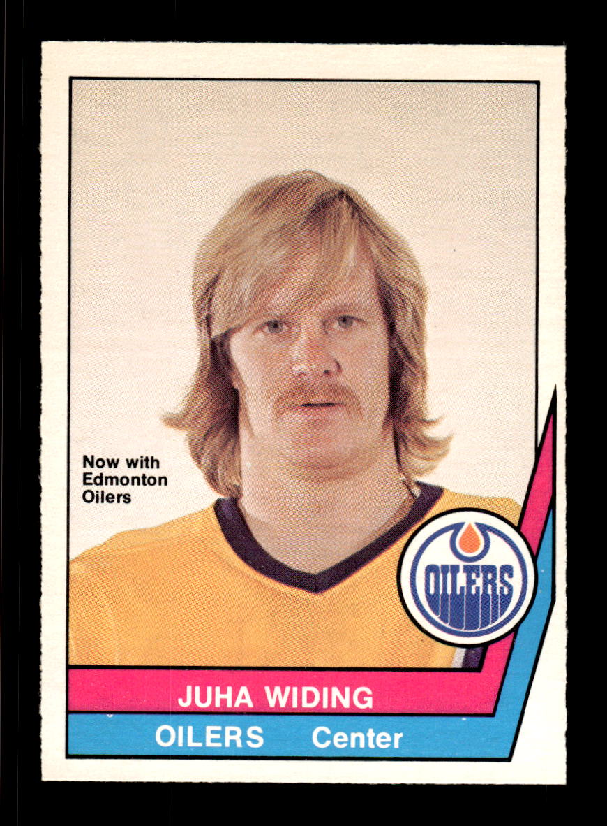 1977-78 O-Pee-Chee WHA #33 Juha Widing Edmonton Oilers EX CS26017197