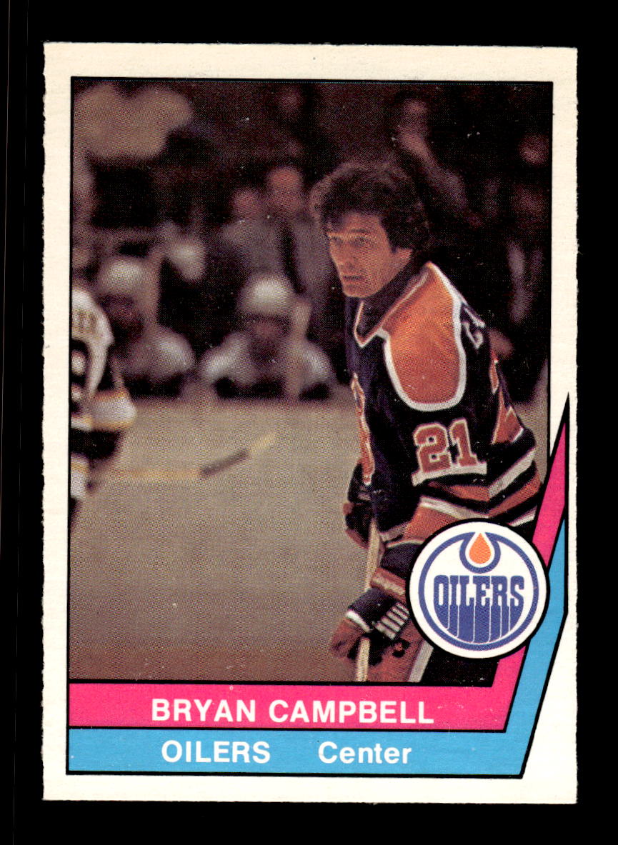 1977-78 O-Pee-Chee WHA #22 Bryan Campbell Edmonton Oilers EX CS26017199