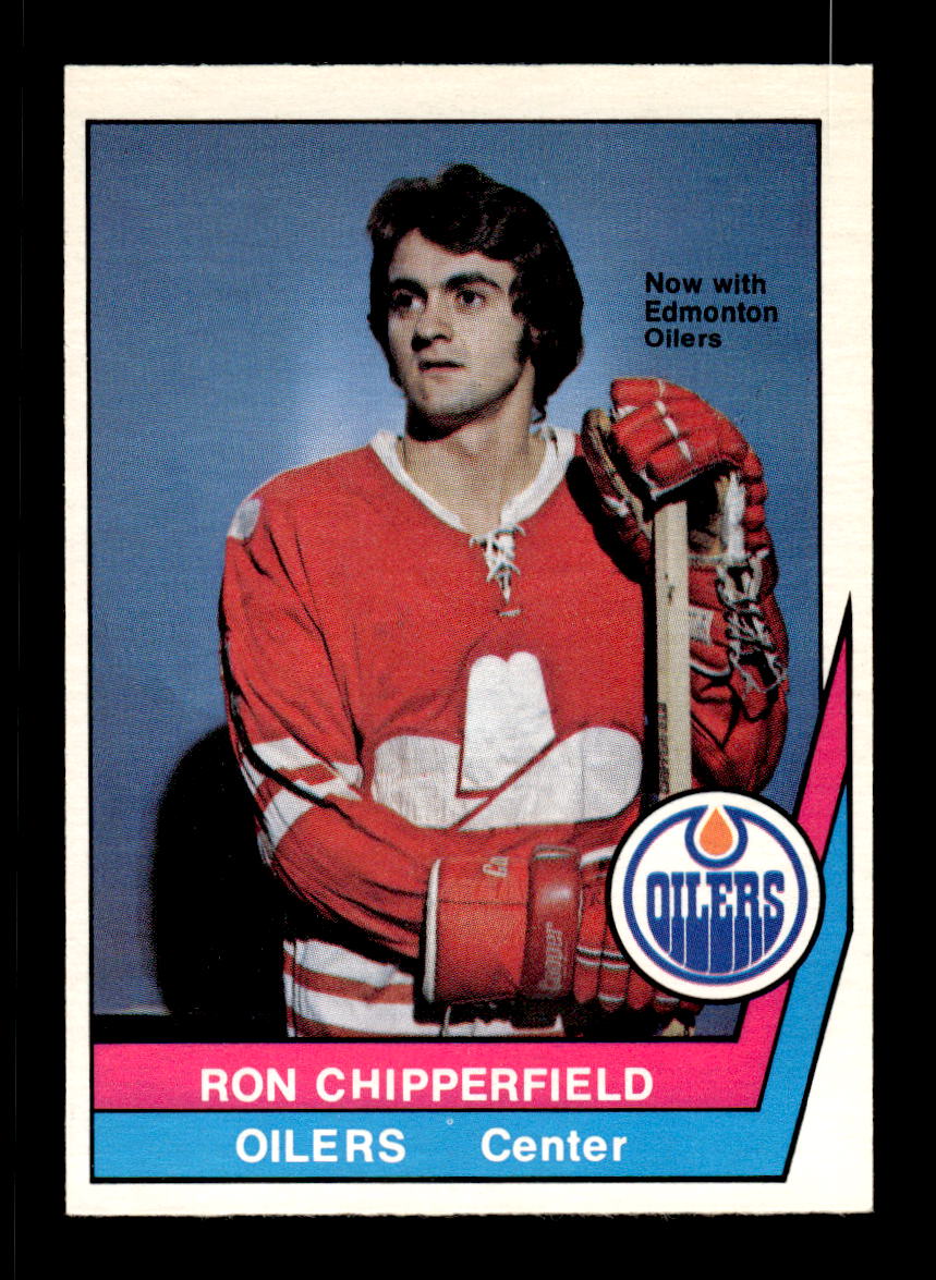 1977-78 O-Pee-Chee WHA #10 Ron Chipperfield Edmonton Oilers EX CS26017201