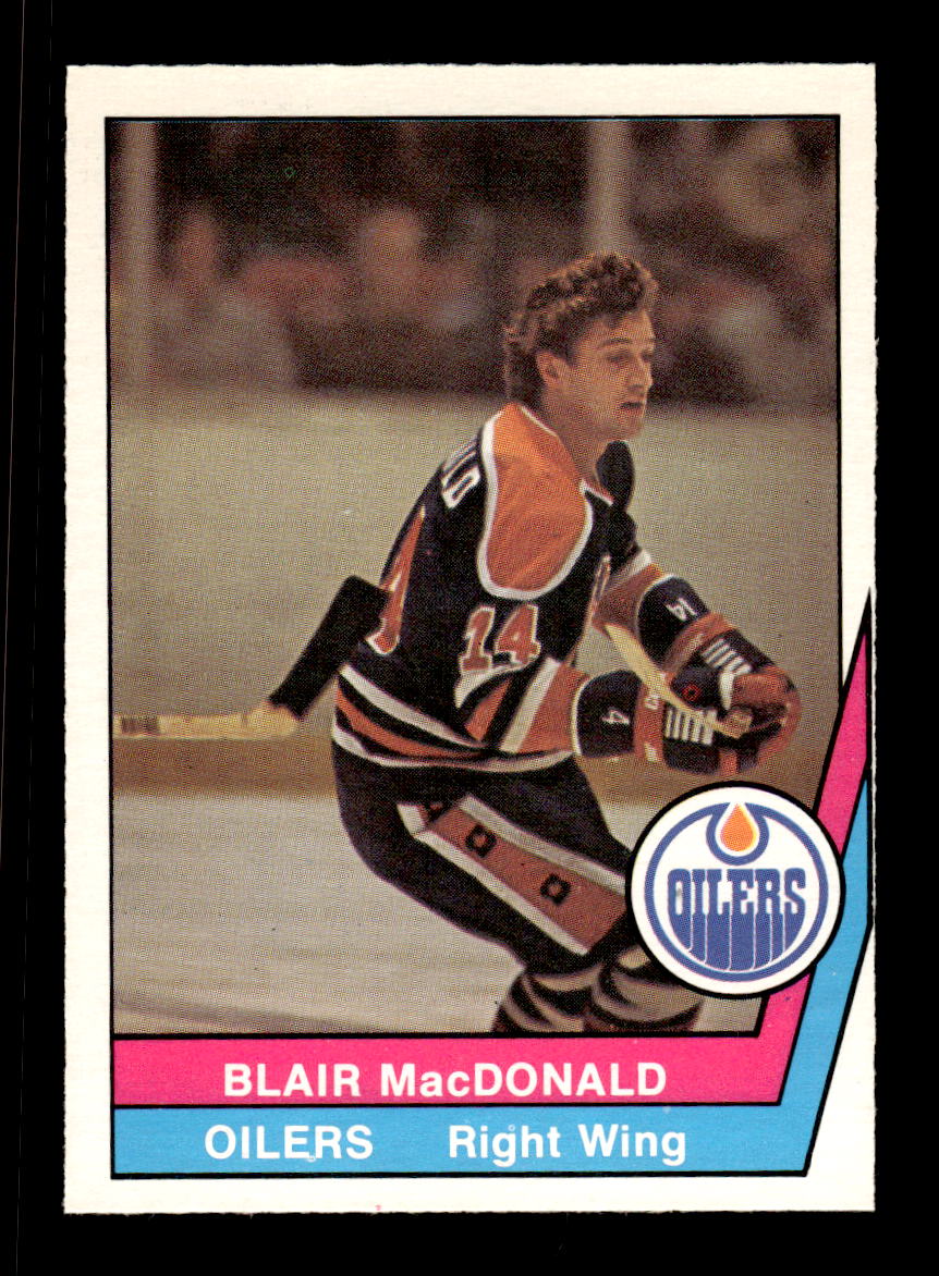 1977-78 O-Pee-Chee WHA #16 Blair MacDonald Edmonton Oilers EX CS26017202