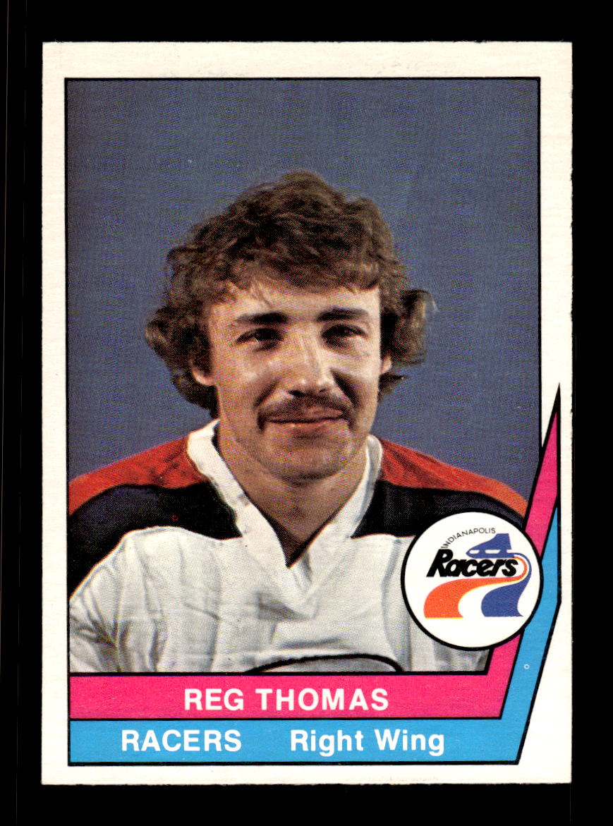 1977-78 O-Pee-Chee WHA #29 Reg Thomas Indianapolis Racers EX CS26017205