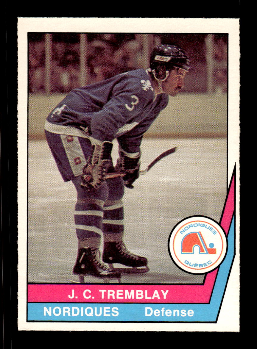 1977-78 O-Pee-Chee WHA #44 J.C. Tremblay Quebec Nordiques EX CS26017207