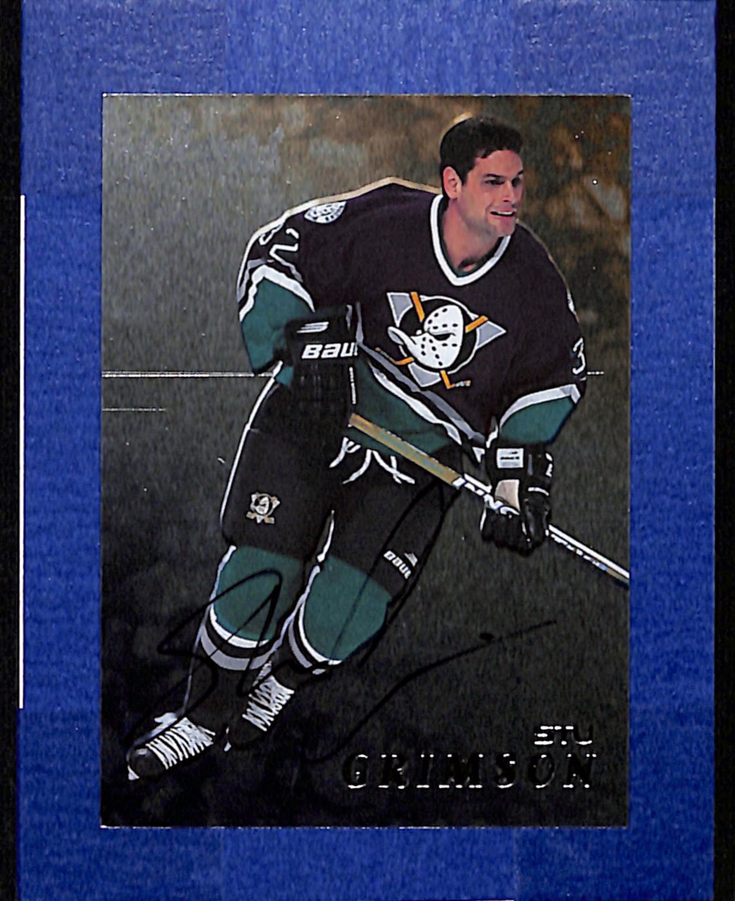 1998-99 Be a Player #152 Stu Grimson Anaheim Mighty Ducks EXMT CS26017216