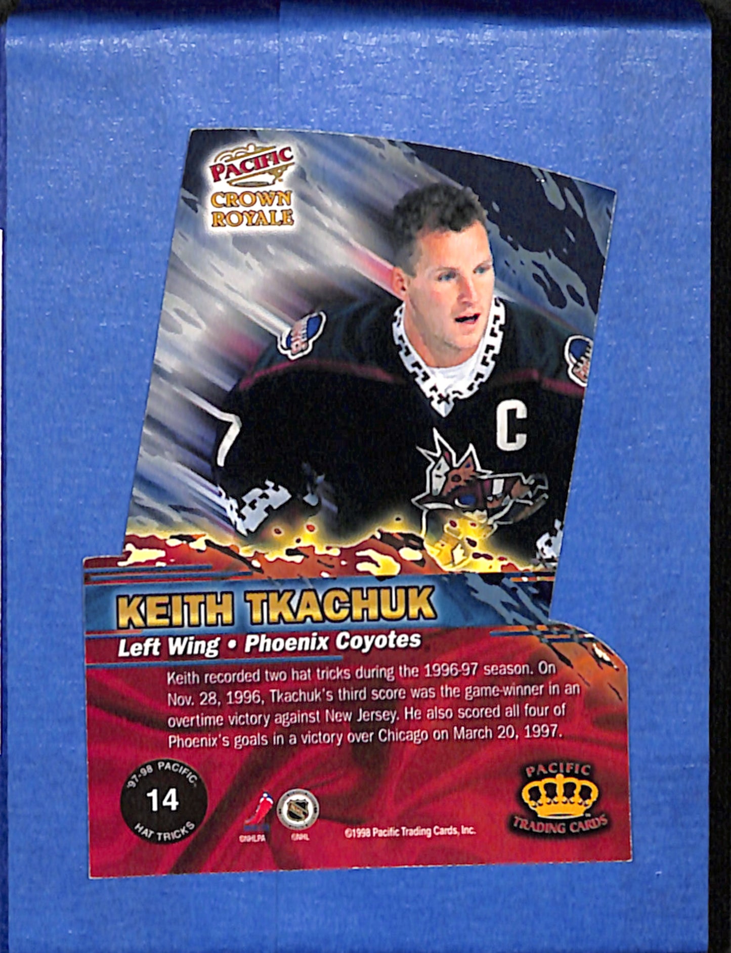 1997-98 Pacific Crown Royale #14 Keith Tkachuk Phoenix Coyotes EXMT CS26017226