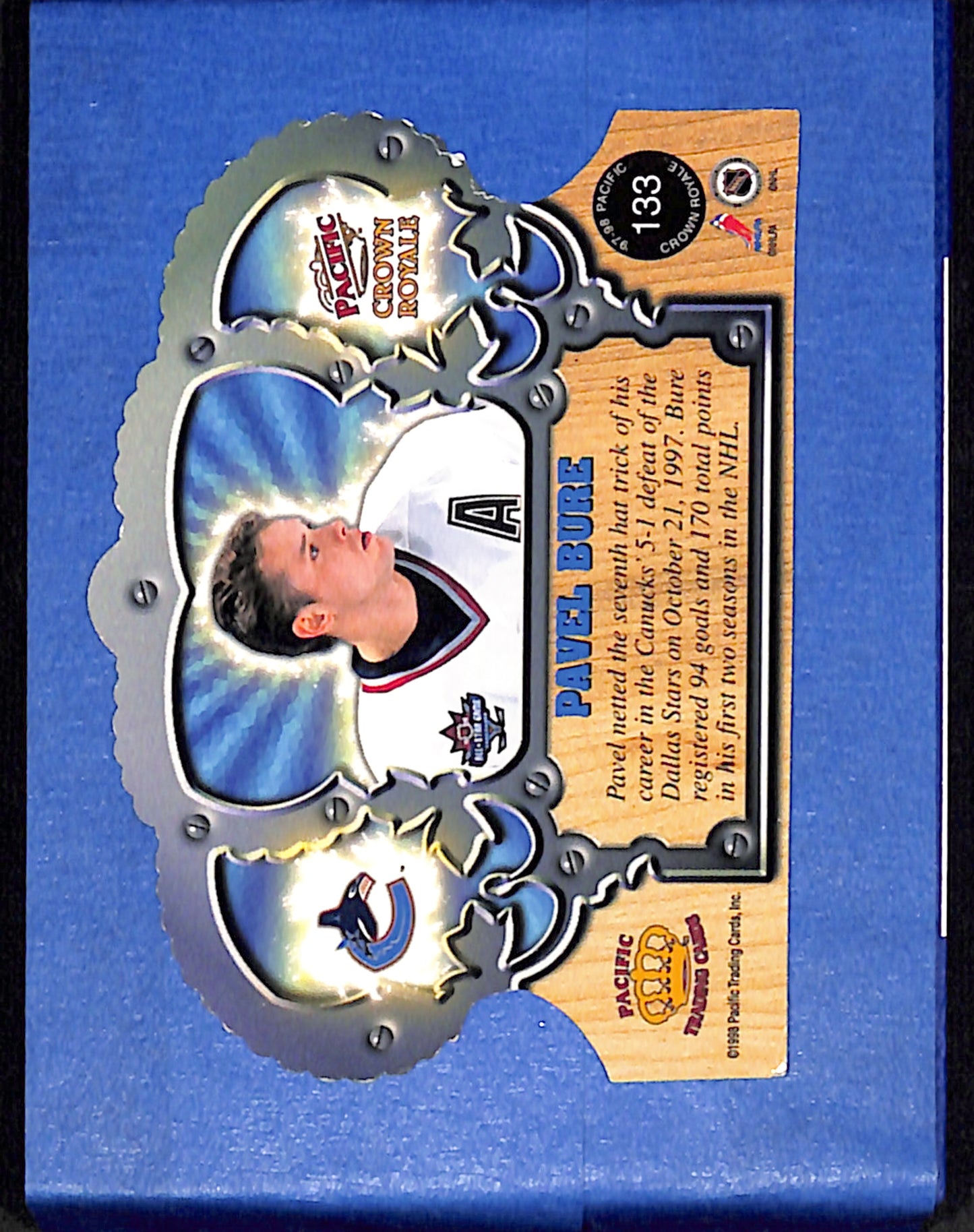 1997-98 Pacific Crown Royale #133 Pavel Bure Vancouver Canucks EXMT CS26017232