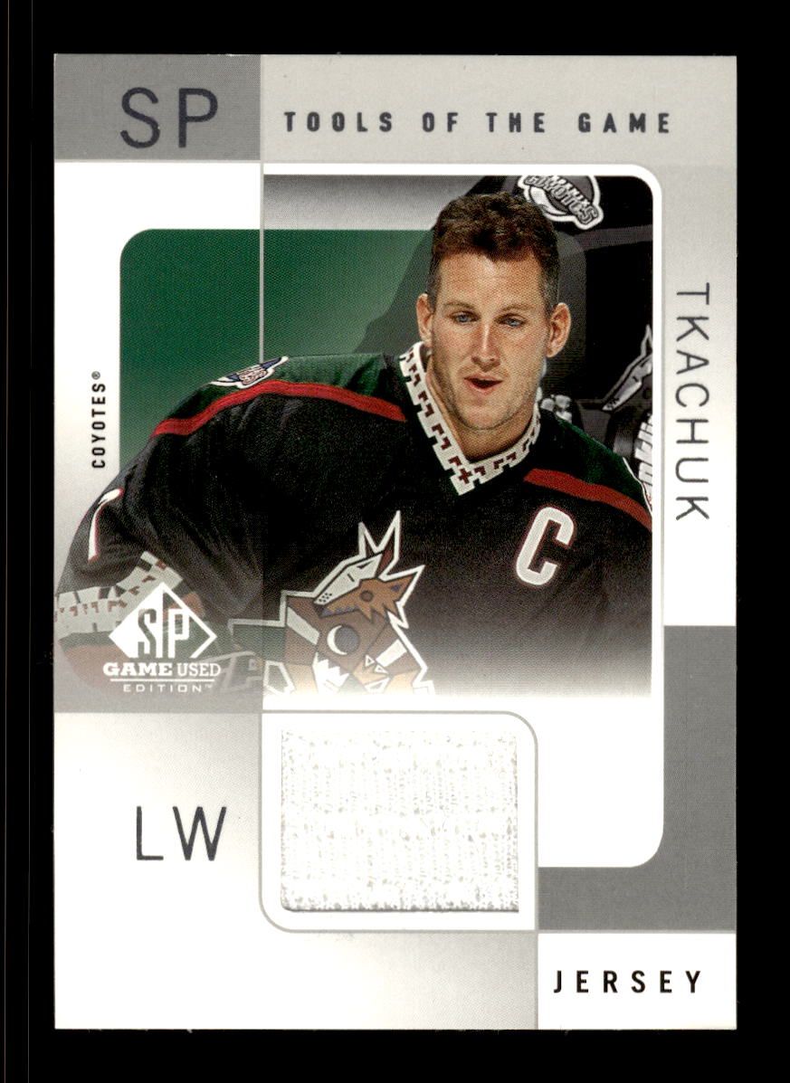 2000-01 SP Game Used #KT Keith Tkachuk Phoenix Coyotes EX CS26017250