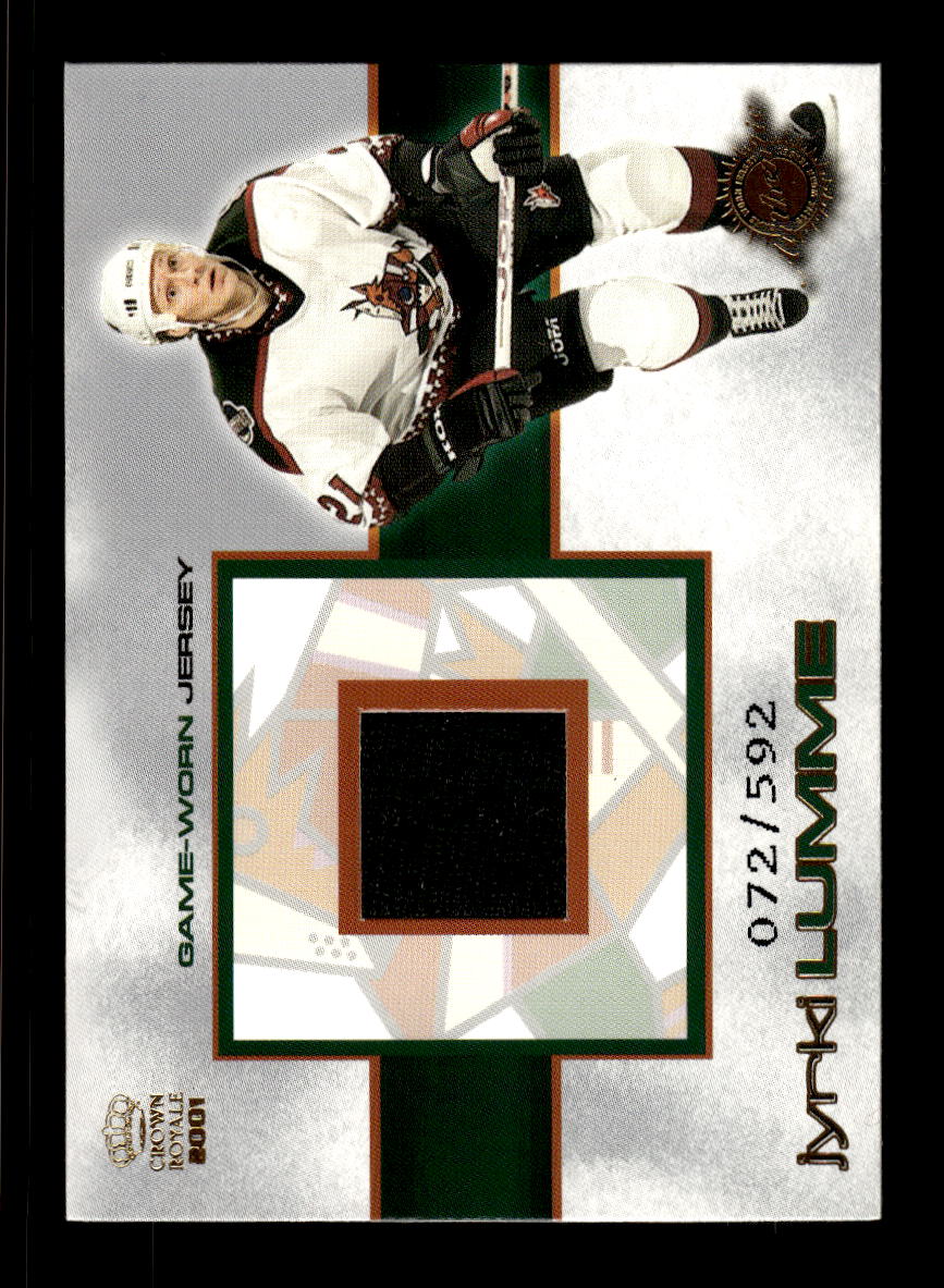 2000-01 Pacific Crown Royale #21 Jyrki Lumme Phoenix Coyotes EX CS26017255