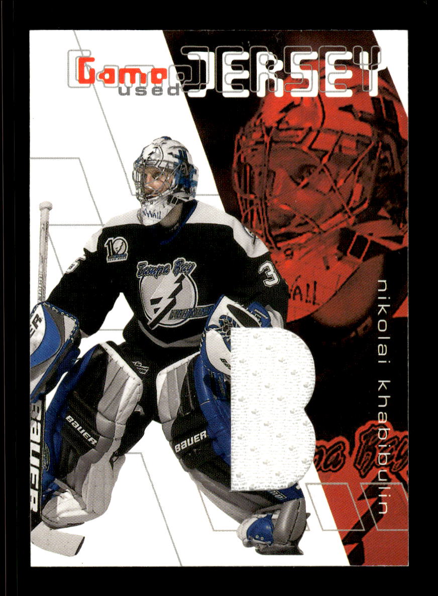 2001-02 Be a Player Between the Pipes #GJ-32 Nikolai Khabibulin EX CS26017258
