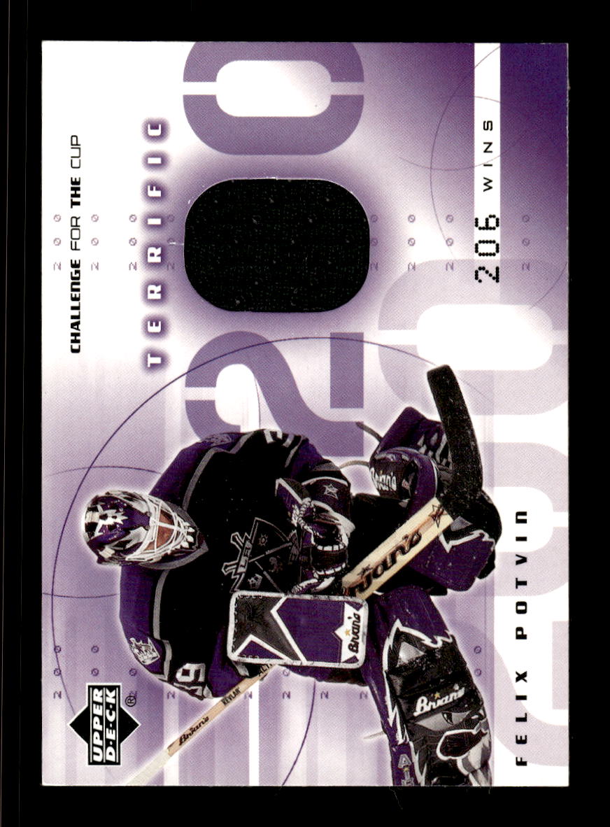 2001-02 Upper Deck Challenge for the Cup #T-FP Felix Potvin EX CS26017261