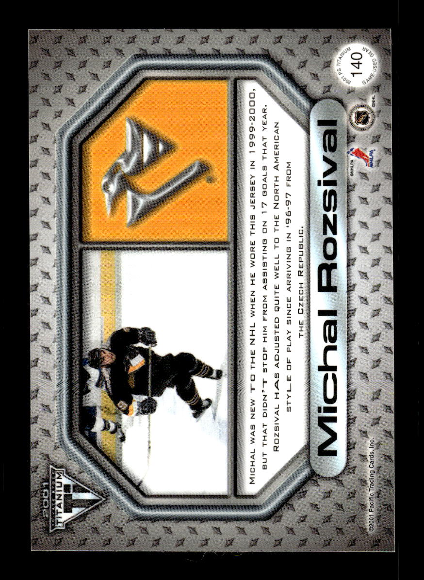 2000-01 Pacific Private Stock Titanium #140 Michal Rozsival EX CS26017264