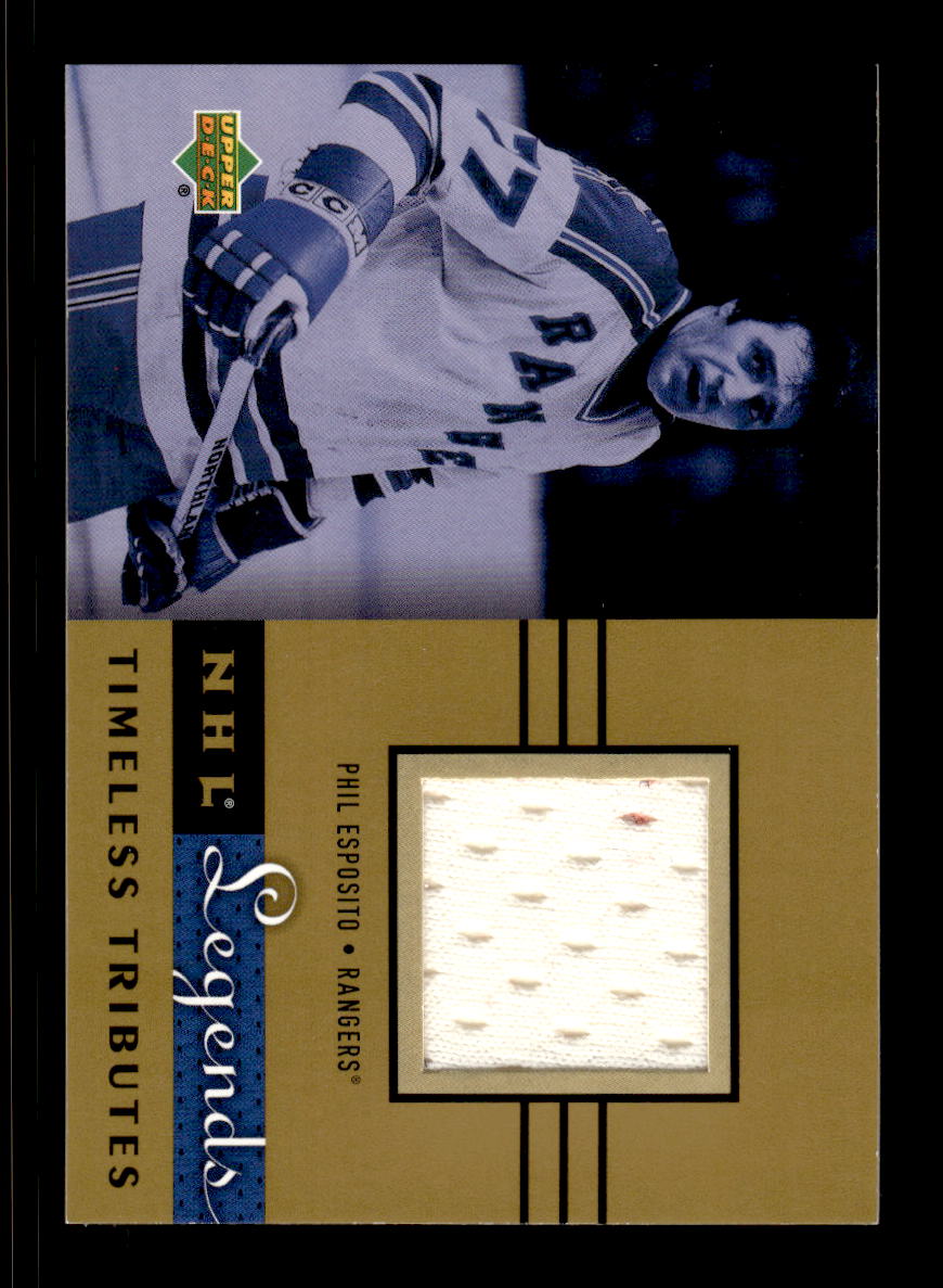 2001-02 Upper Deck Legends #TT-PE Phil Esposito New York Rangers EX CS26017268