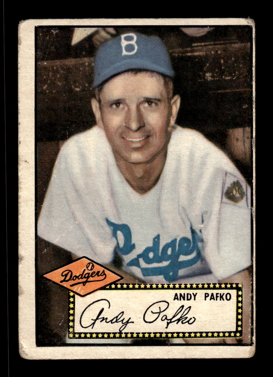 1952 Topps #1 Andy Pafko Brooklyn Dodgers LOW GRADE CS26017294