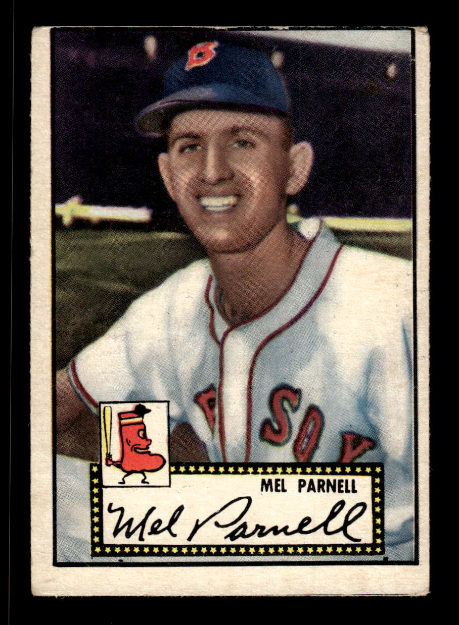 1952 Topps #30 Mel Parnell BLK BK Boston Red Sox LOW GRADE CS26017306