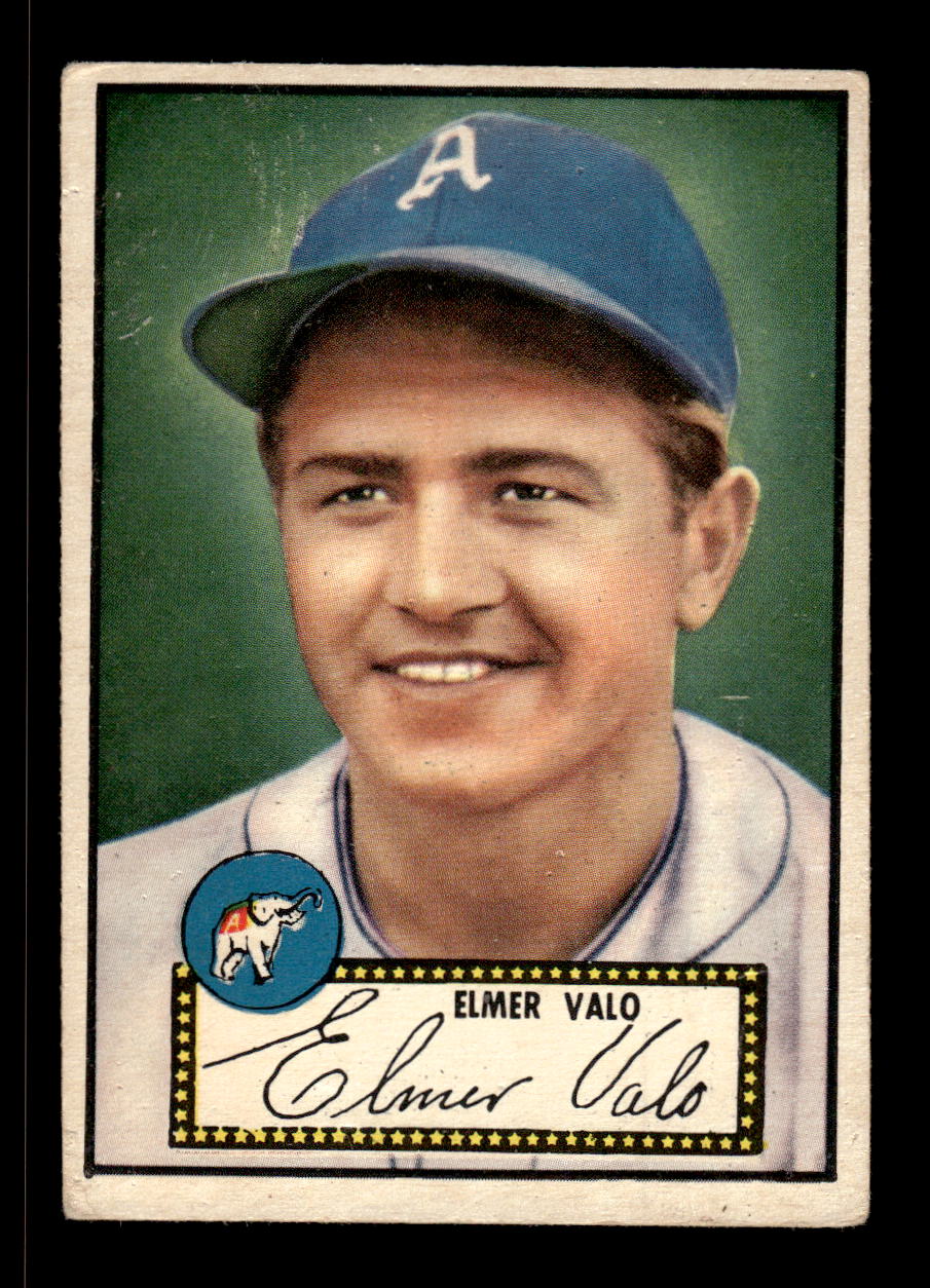 1952 Topps #34 Elmer Valo Philadelphia Athletics LOW GRADE CS26017309