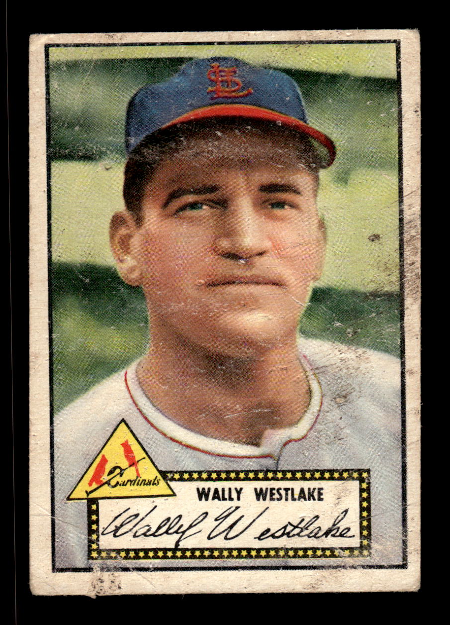 1952 Topps #38 Wally Westlake St. Louis Cardinals LOW GRADE CS26017311