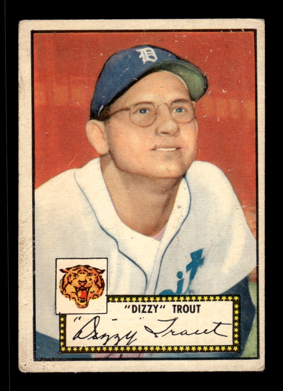 1952 Topps #39 Dizzy Trout Detroit Tigers LOW GRADE CS26017313