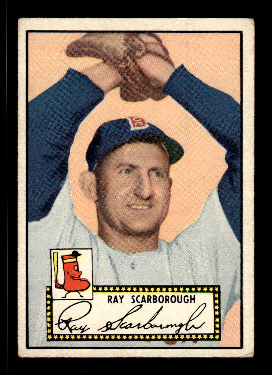 1952 Topps #43 Ray Scarborough BLK BK Boston Red Sox VG CS26017317