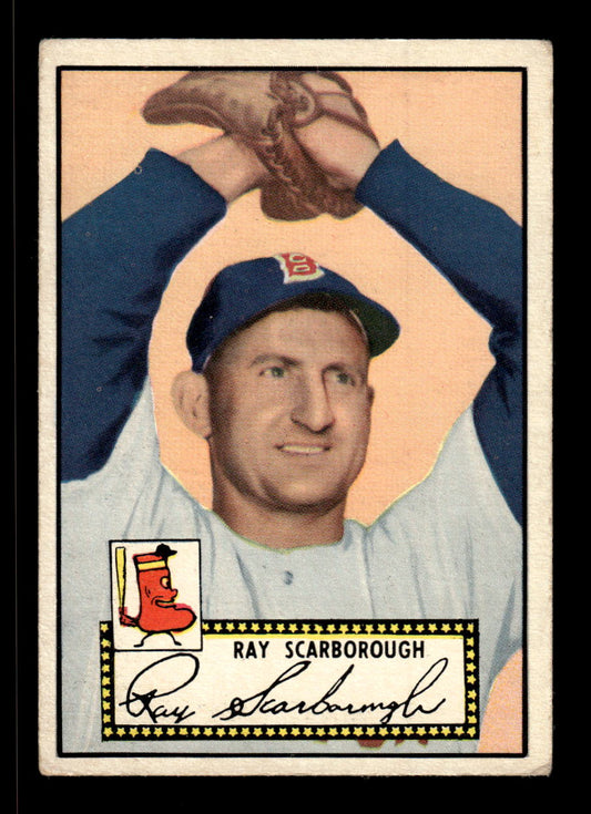 1952 Topps #43 Ray Scarborough BLK BK Boston Red Sox VG CS26017317