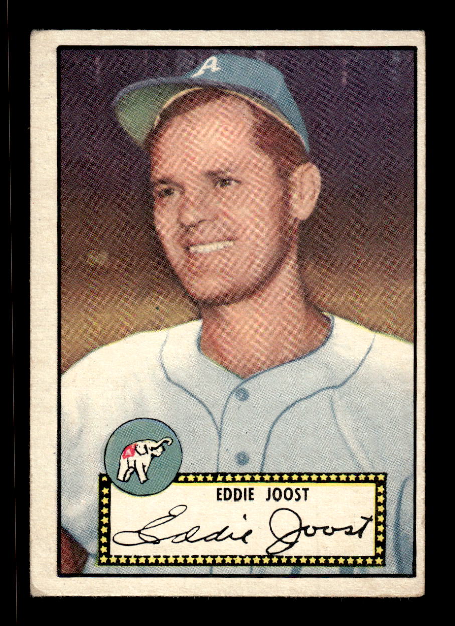 1952 Topps #45 Eddie Joost BLK BK Philadelphia Athletics VG CS26017318