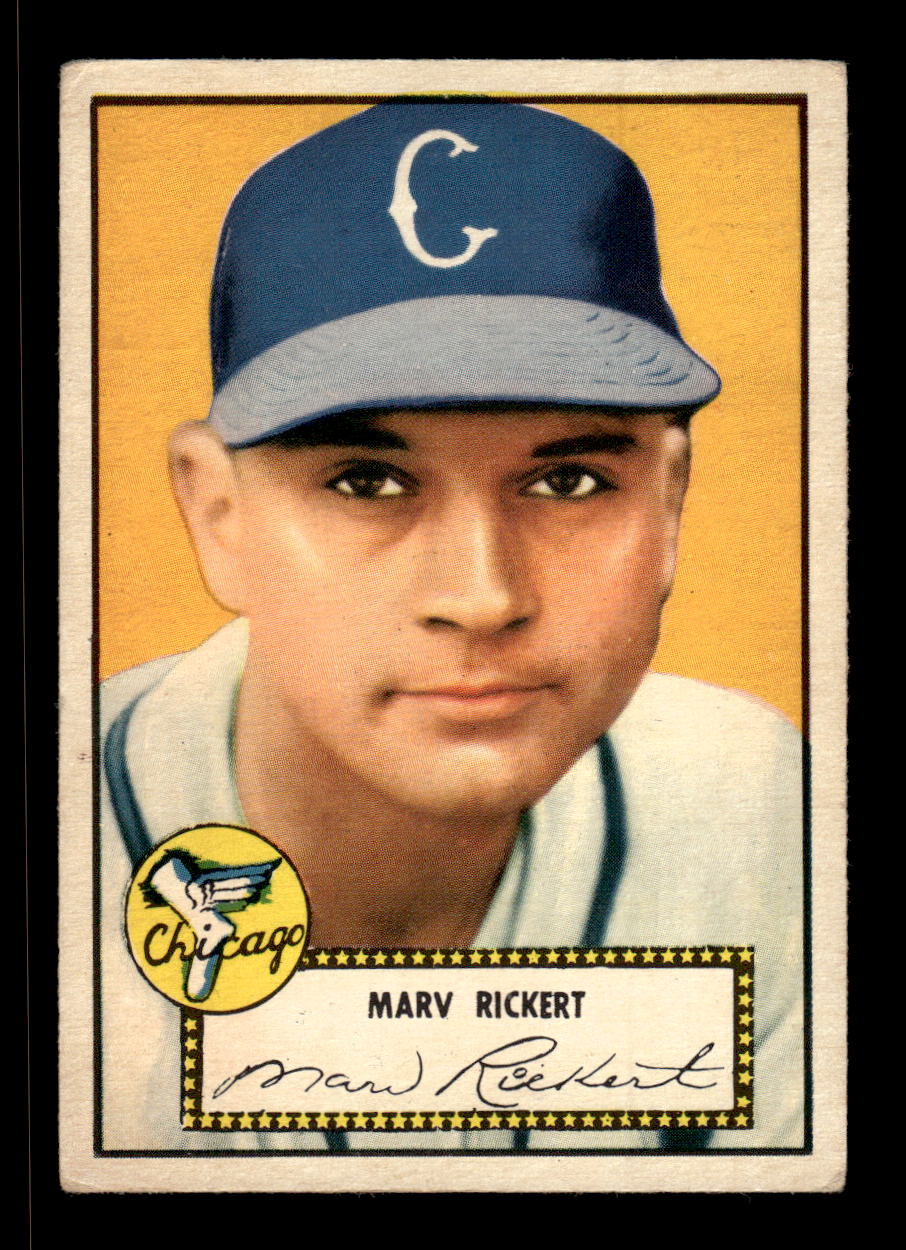 1952 Topps #50 Marv Rickert Chicago White Sox LOW GRADE CS26017320