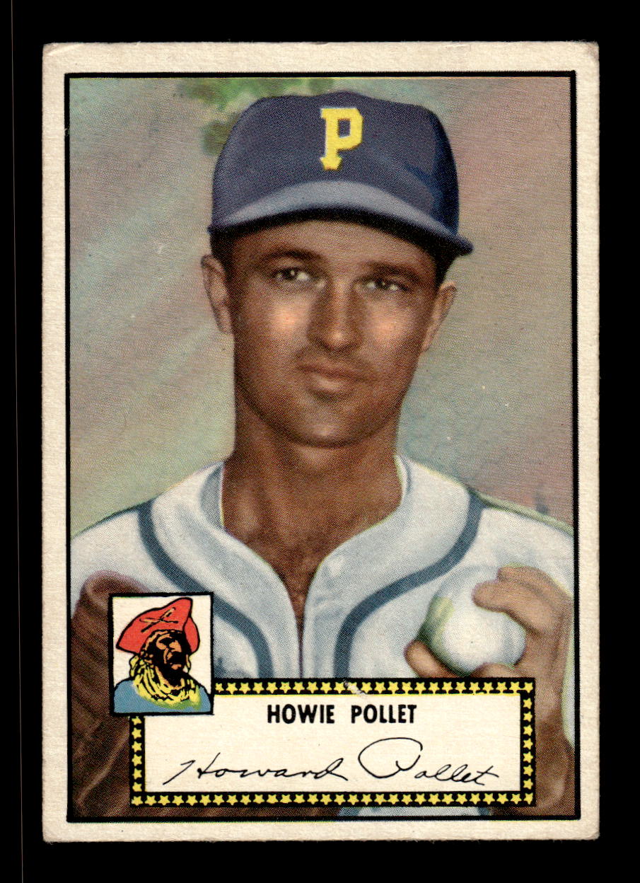 1952 Topps #63 Howie Pollet BLK BK Pittsburgh Pirates LOW GRADE CS26017326