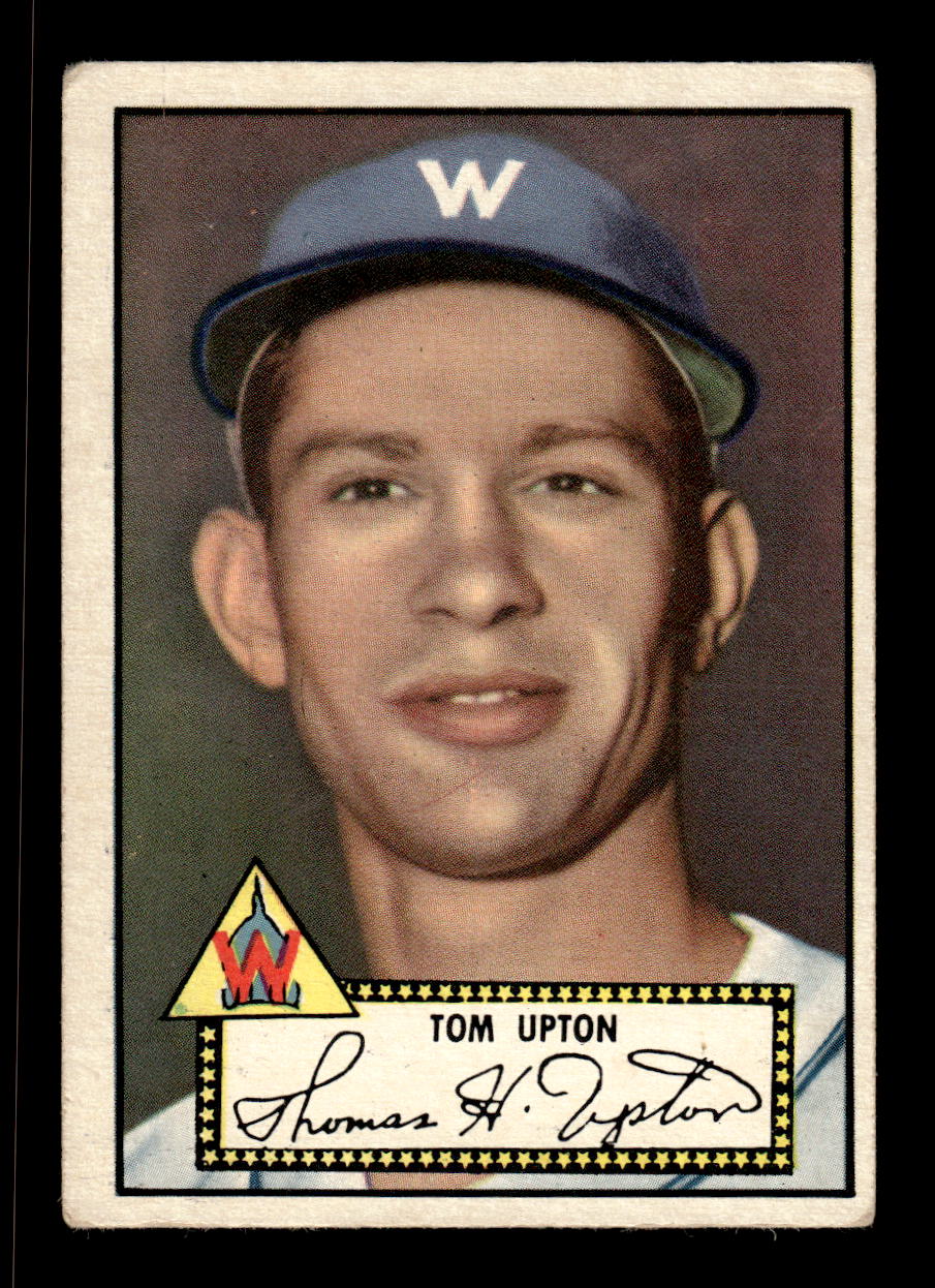 1952 Topps #71 Tom Upton BLK BK Washington Senators LOW GRADE CS26017330
