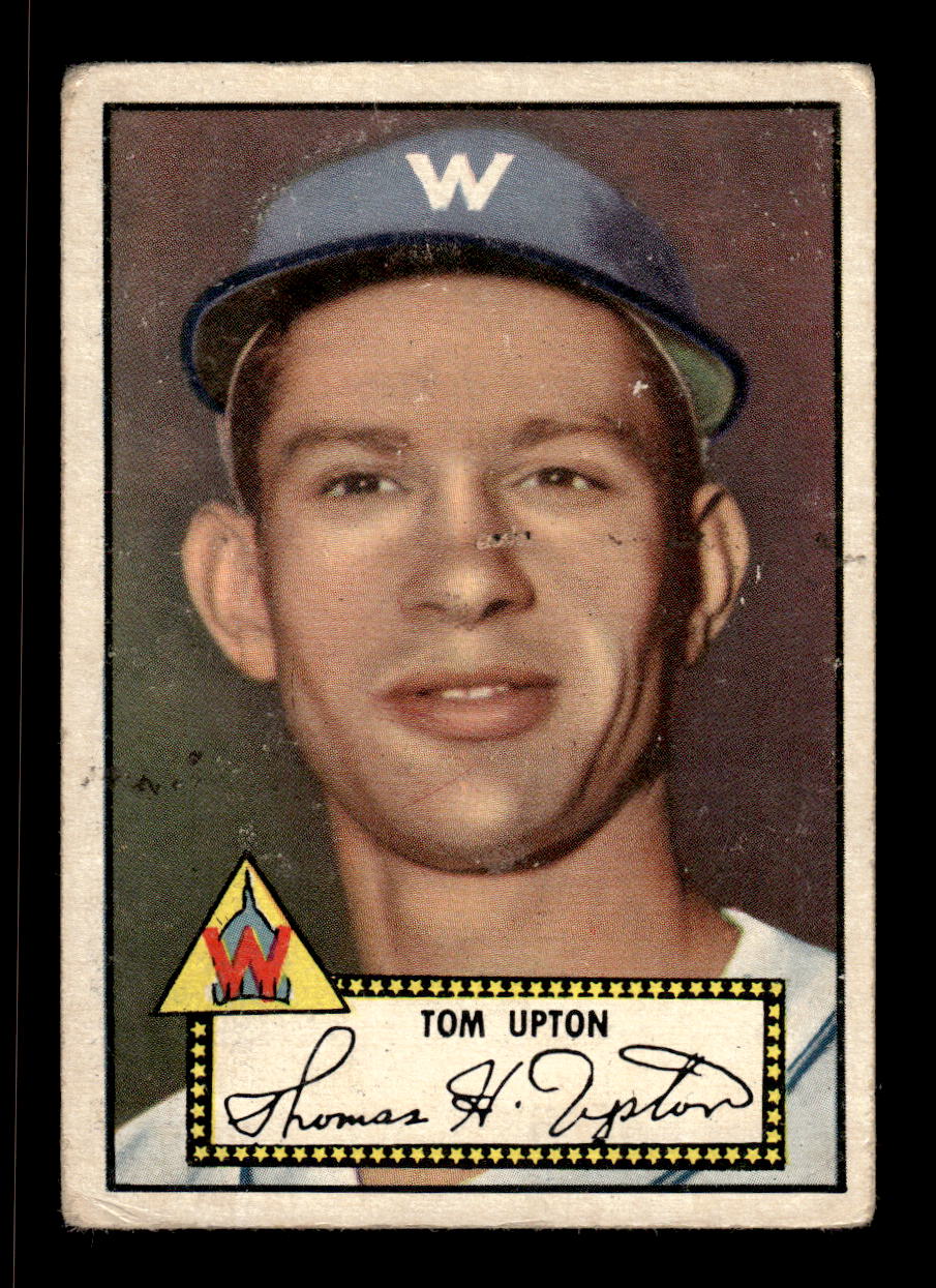 1952 Topps #71 Tom Upton BLK BK Washington Senators LOW GRADE CS26017331