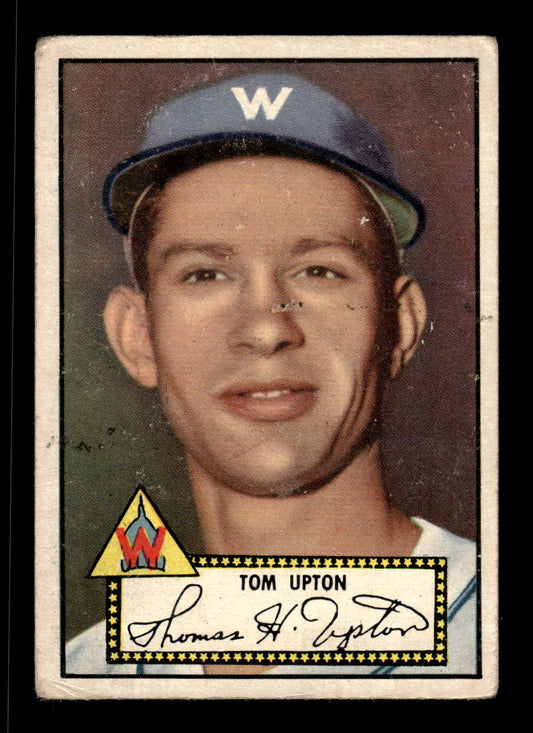 1952 Topps #71 Tom Upton BLK BK Washington Senators LOW GRADE CS26017331