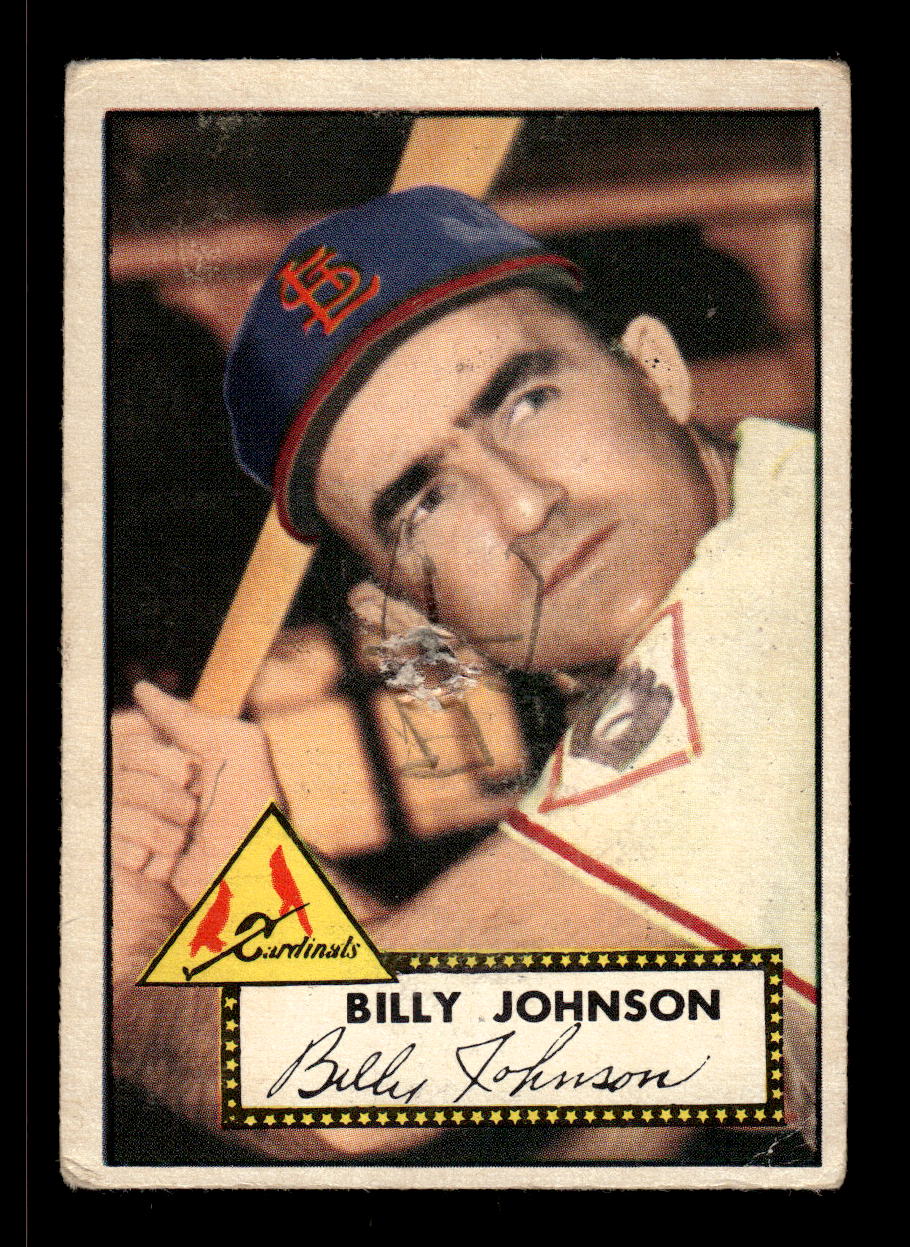 1952 Topps #83 Billy Johnson St. Louis Cardinals LOW GRADE CS26017338