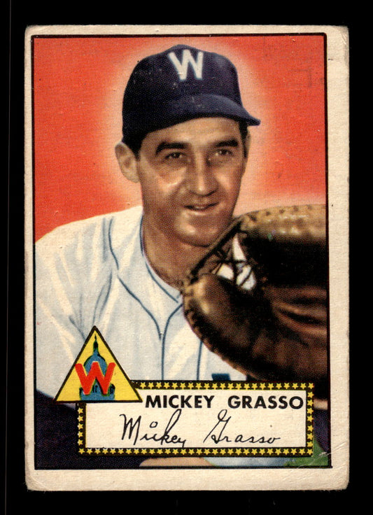 1952 Topps #90 Mickey Grasso Washington Senators LOW GRADE CS26017340