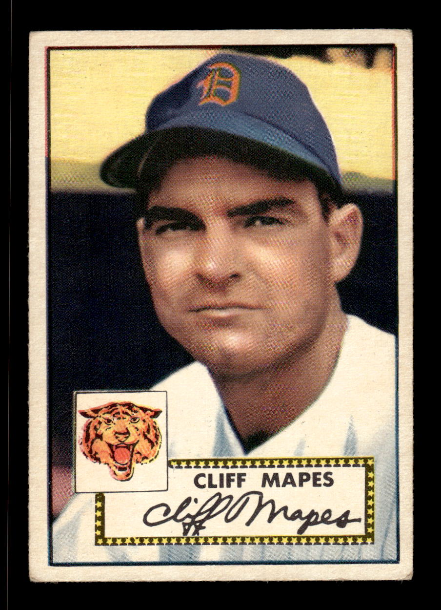 1952 Topps #103 Cliff Mapes Detroit Tigers LOW GRADE CS26017345