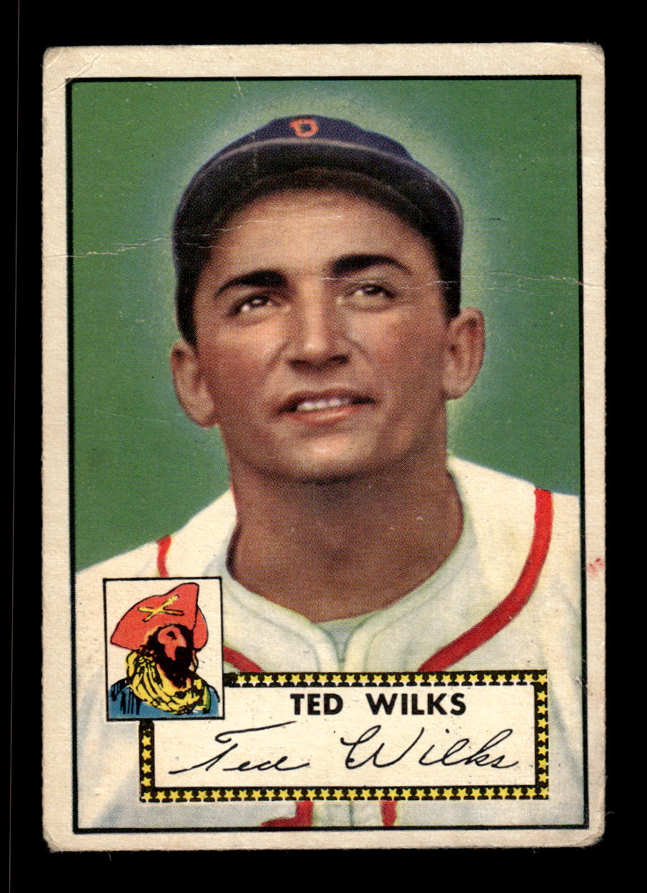 1952 Topps #109 Ted Wilks Pittsburgh Pirates LOW GRADE CS26017347