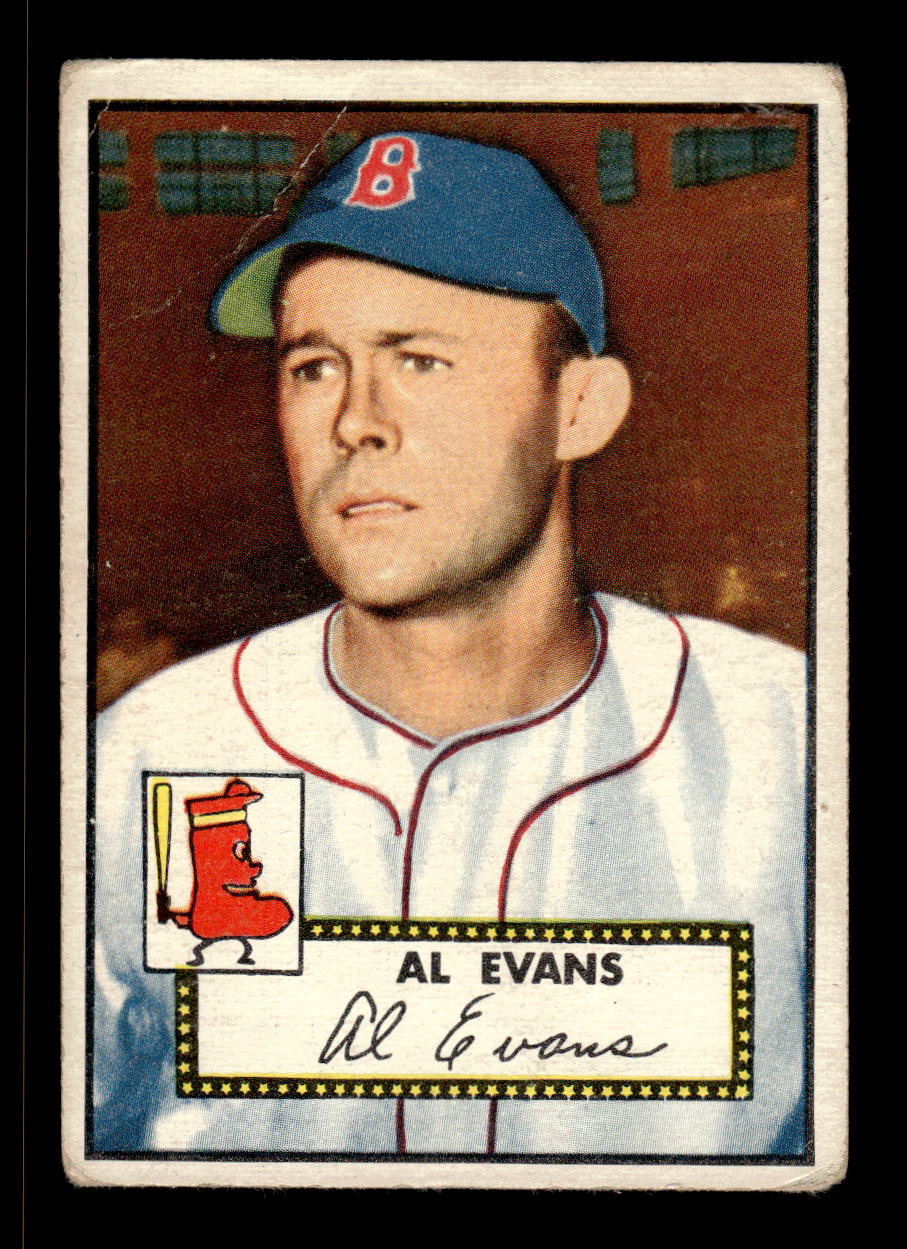 1952 Topps #152 Al Evans Boston Red Sox LOW GRADE CS26017352