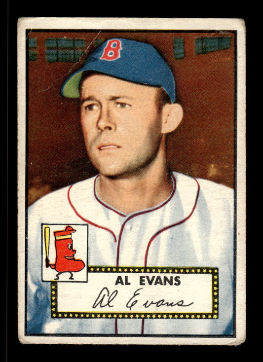 1952 Topps #152 Al Evans Boston Red Sox LOW GRADE CS26017352