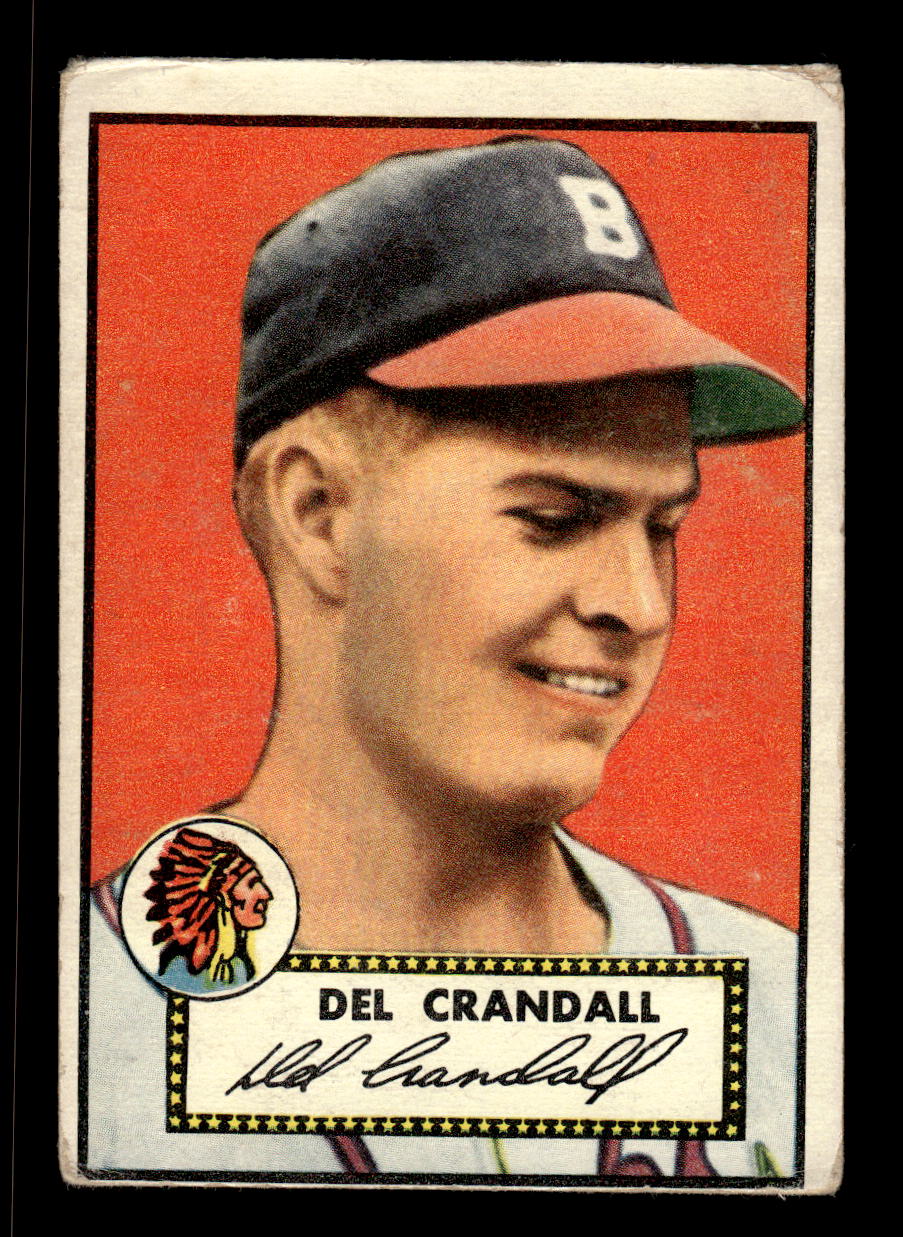 1952 Topps #162 Del Crandall Boston Braves LOW GRADE CS26017354
